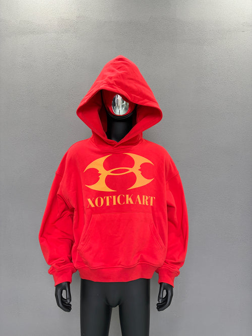 Yellow xart hoodie